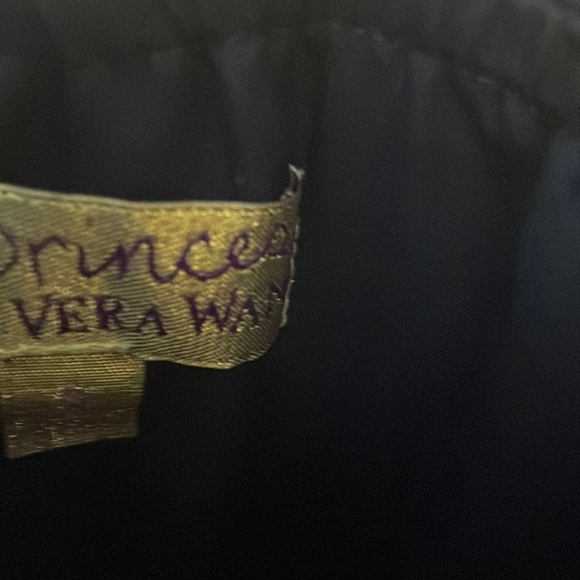 Princess Vera, Wang bandannas print, spaghetti, strap, maxi dress, navy and pink - Picture 4 of 7